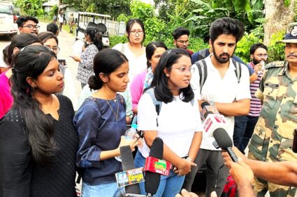 100 Indian students return from violence hit Bangladesh through Tripura border